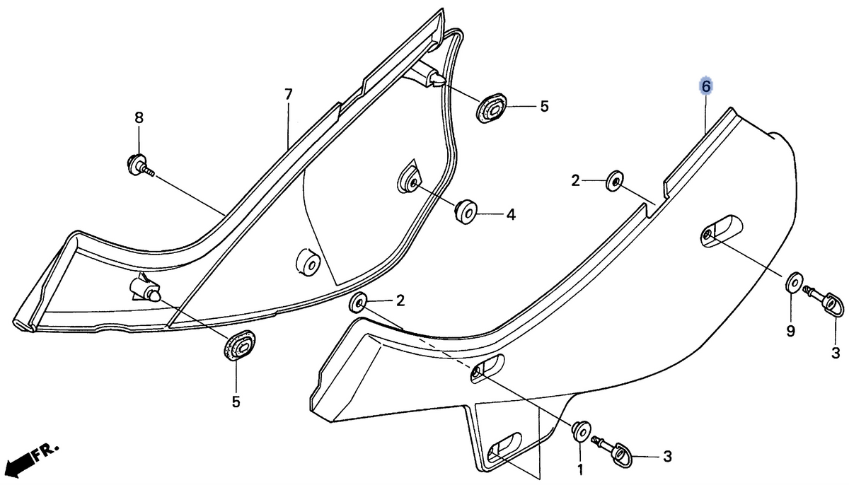 Honda OEM part 83620-MY6-920ZB