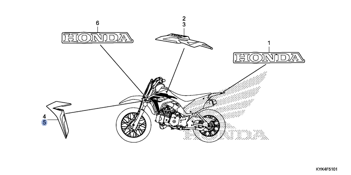 Honda OEM part 86174-K28-A60ZA