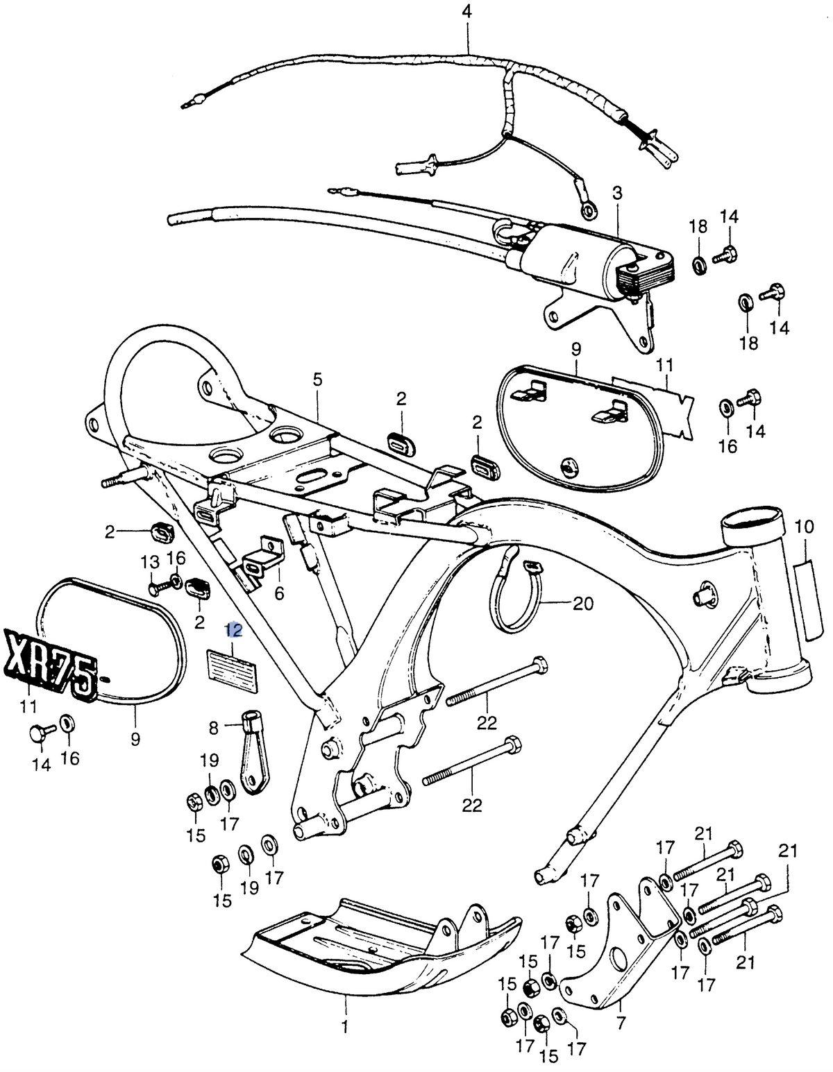 Honda OEM part 87508-120-000