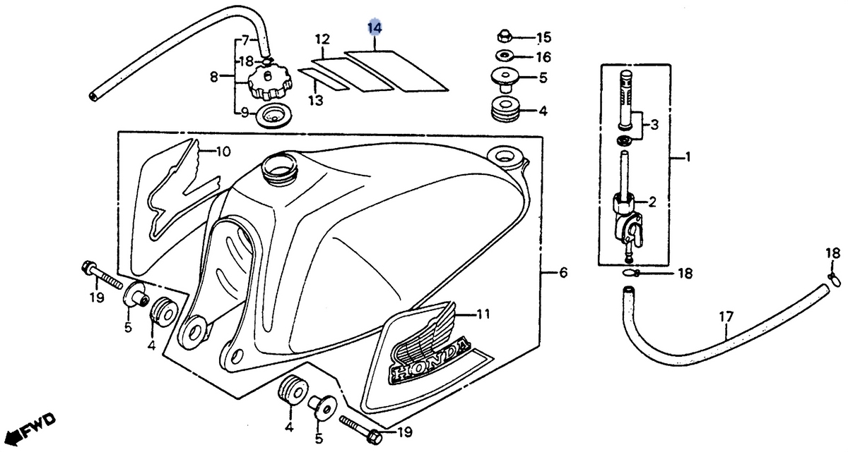 Honda OEM part 87560-357-671
