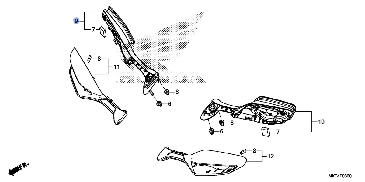 Honda OEM part 88100-MKF-D40