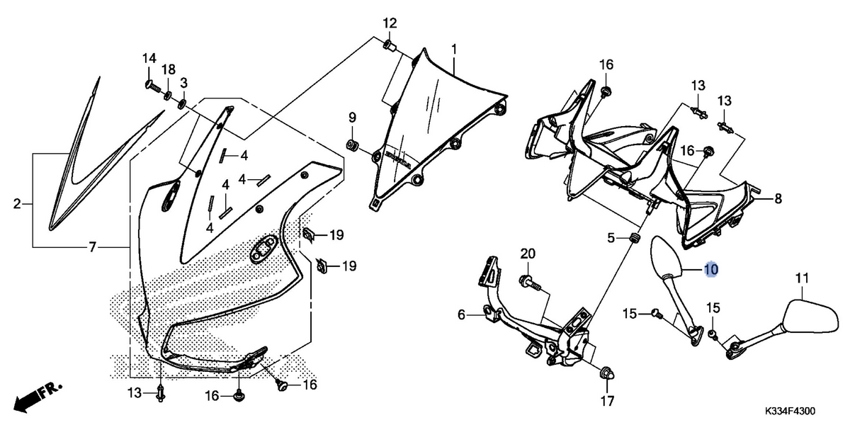 Honda OEM part 88110-K33-305