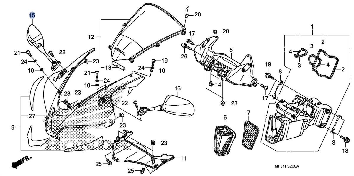 Honda OEM part 88110-MEL-305