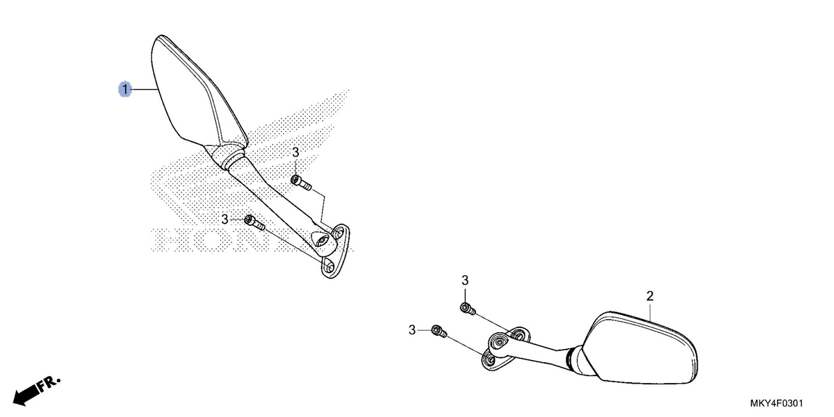 Honda OEM part 88110-MJE-305