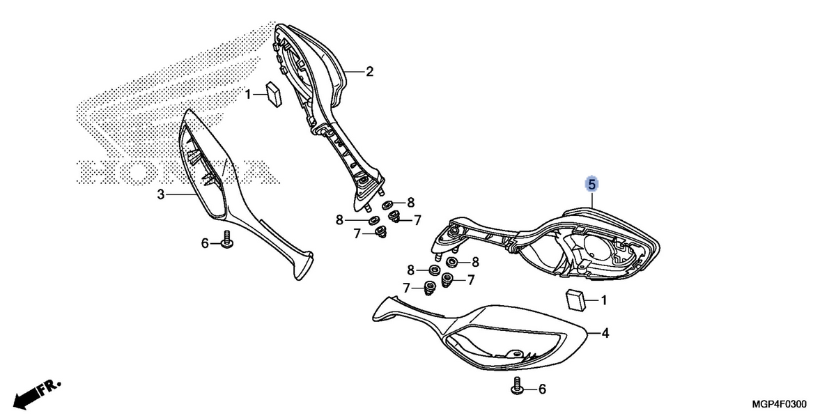 Honda OEM part 88120-MFL-013