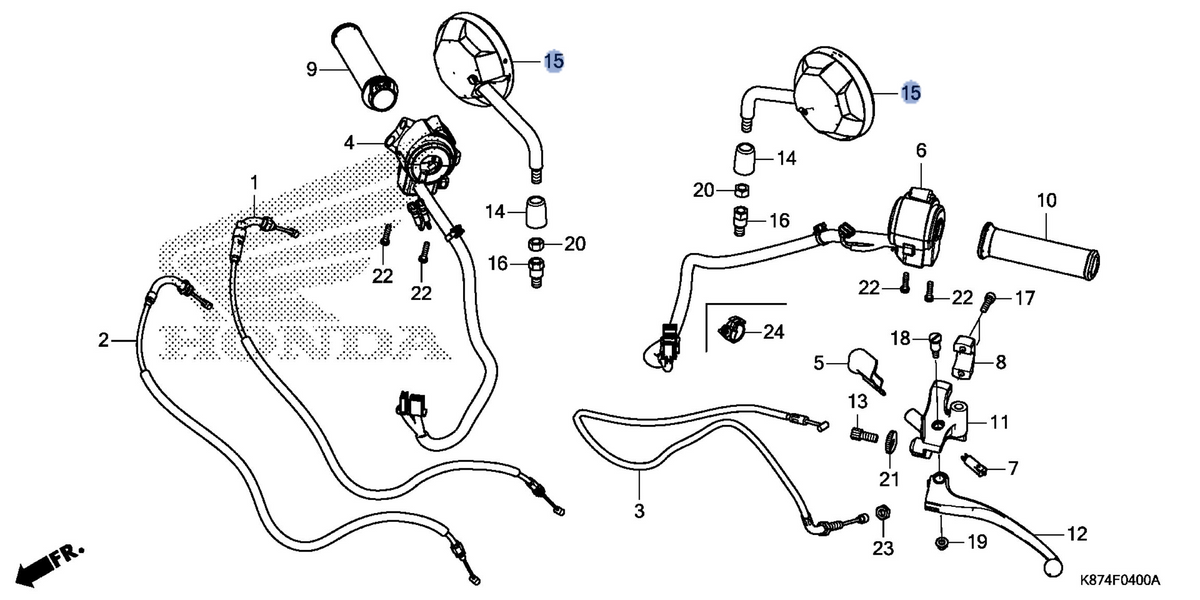 Honda OEM part 88210-K87-A00