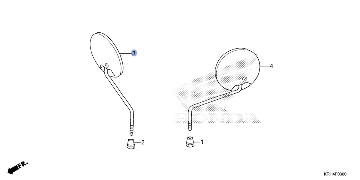 Honda OEM part 88210-KRH-900