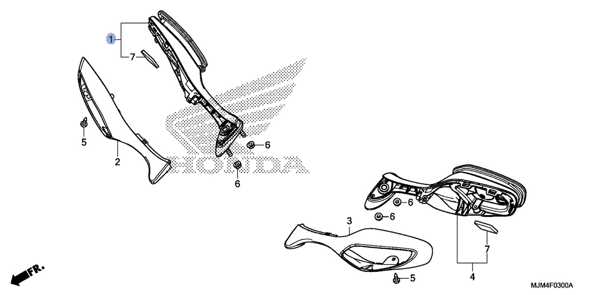 Honda OEM part 88210-MJM-305ZA