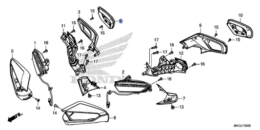 Honda OEM part 88210-MKC-A00