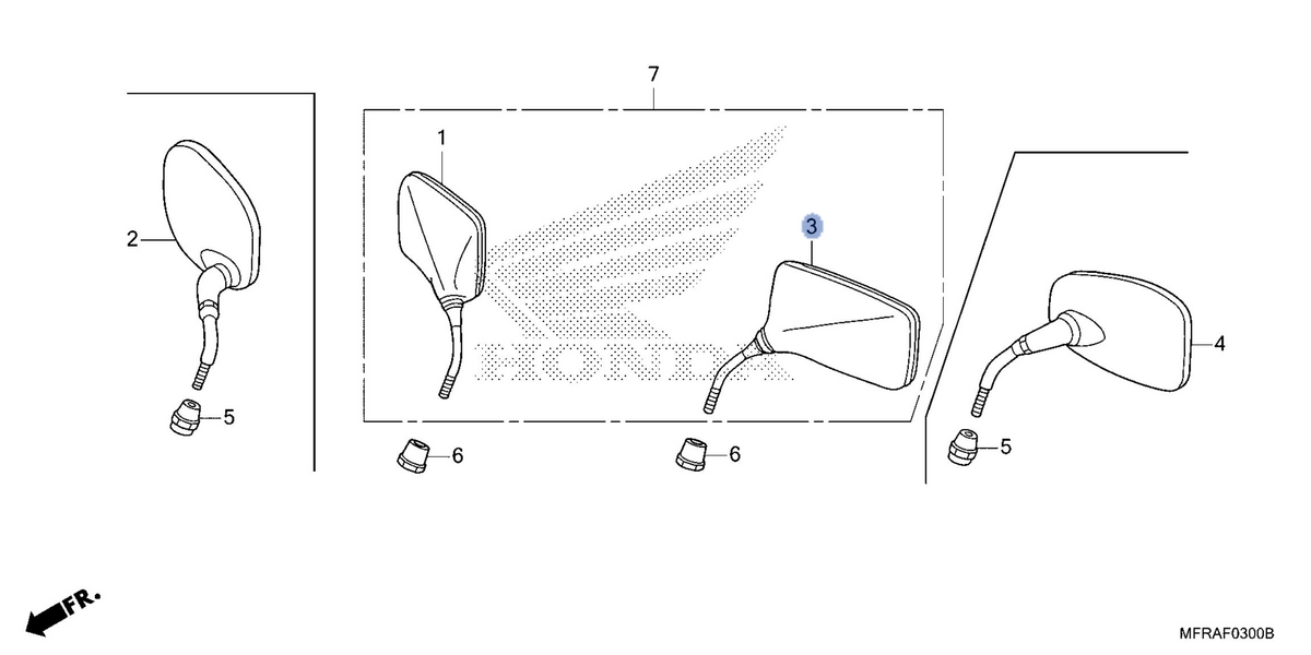 Honda OEM part 88220-MFY-305