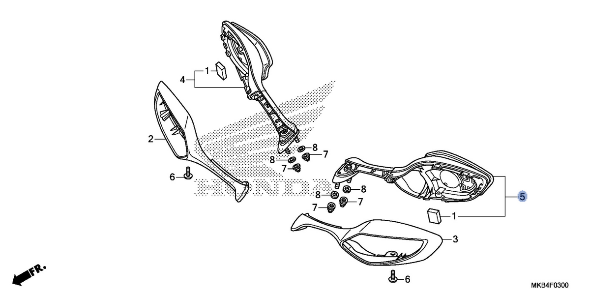 Honda OEM part 88220-MGP-D60