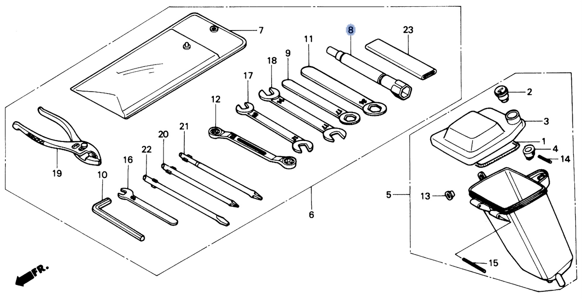 Honda OEM part 89216-MJ1-000