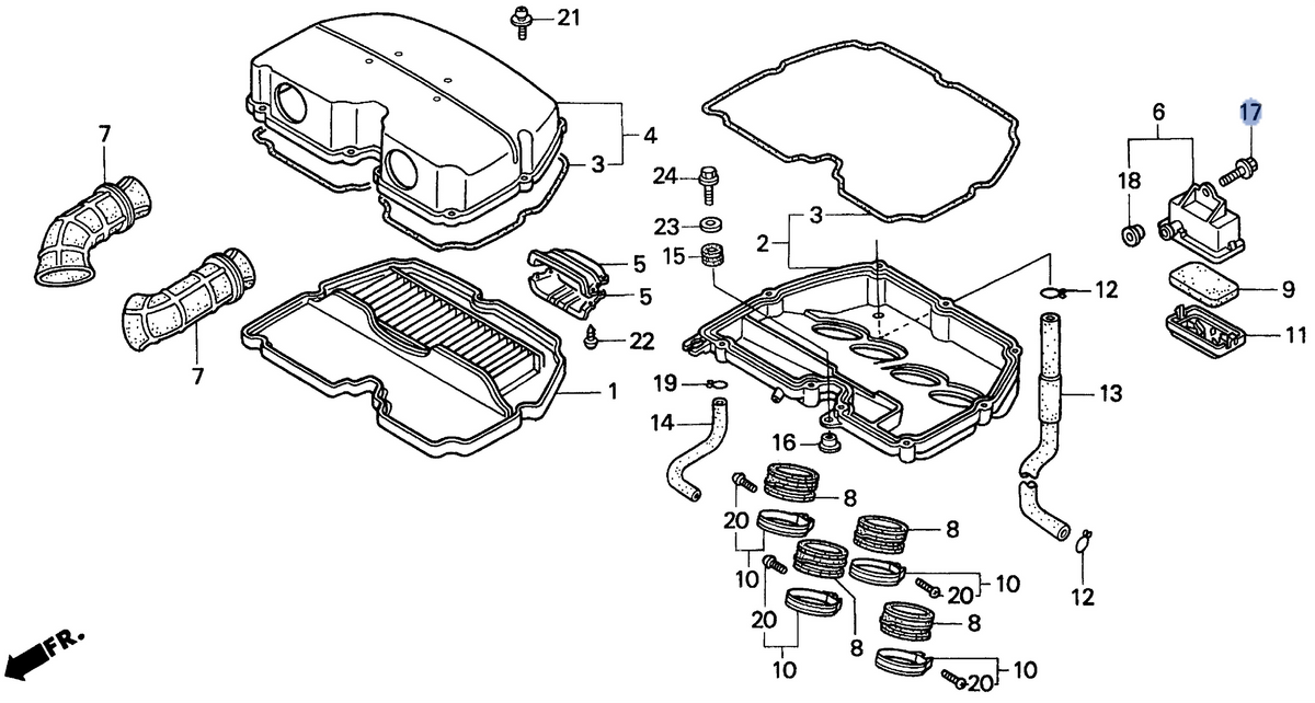 Honda OEM part 90004-GHB-620