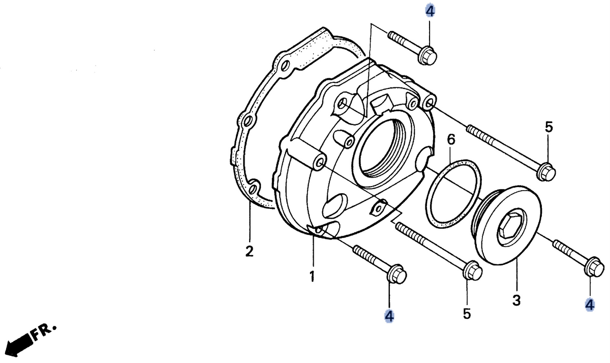 Honda OEM part 90004-GHB-670