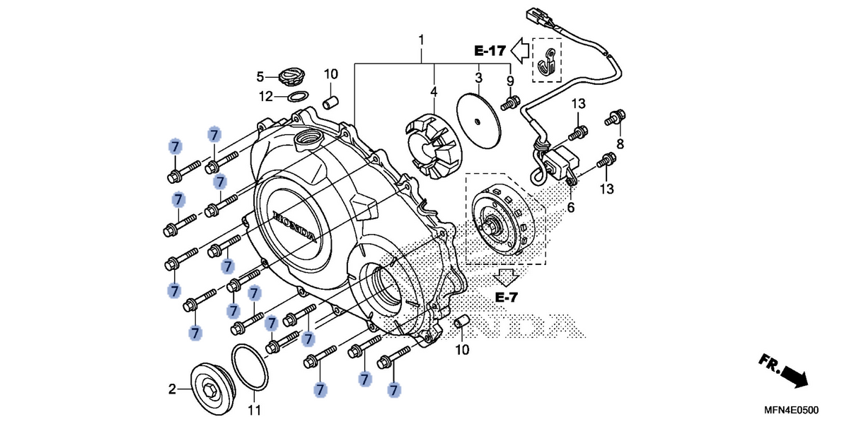 Honda OEM part 90006-MFN-D00