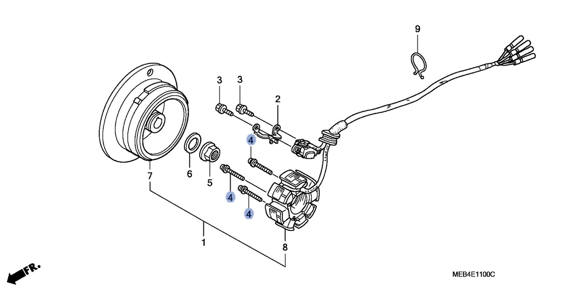 Honda OEM part 90010-MEB-670