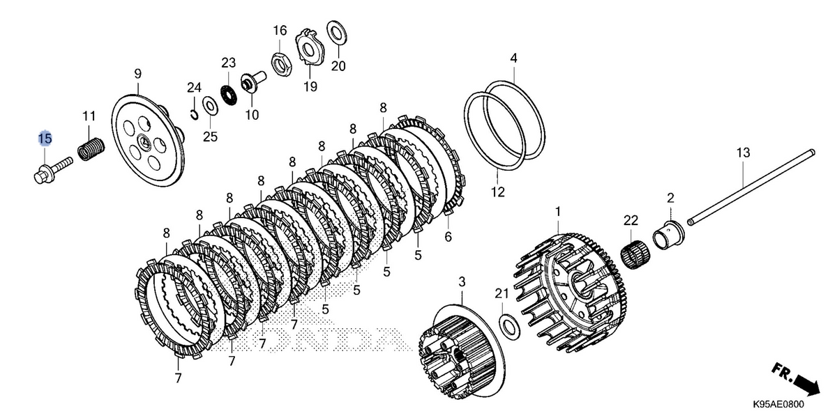 Honda OEM part 90024-K95-AA0
