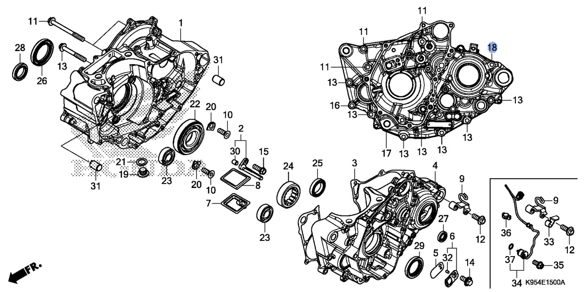 Honda OEM part 90025-GHB-810