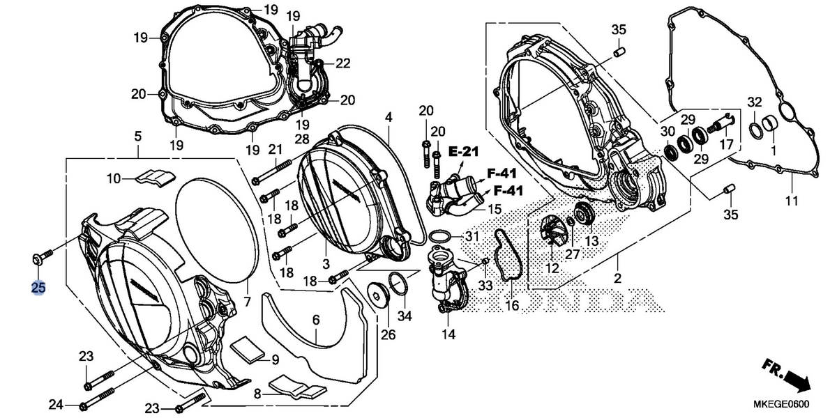 Honda OEM part 90041-MKE-A50