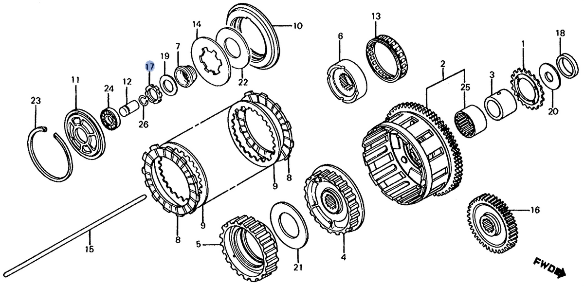 Honda OEM part 90050-MB6-000