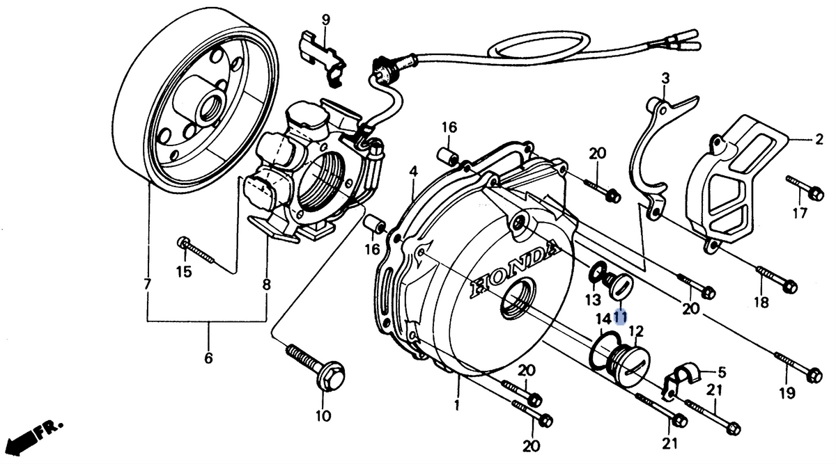 Honda OEM part 90084-MN8-010