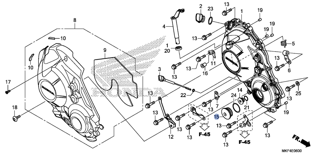 Honda OEM part 90087-MKF-D40