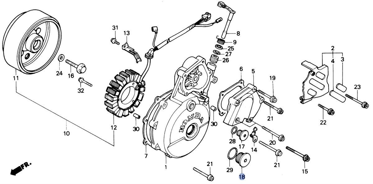 Honda OEM part 90087-MN1-670