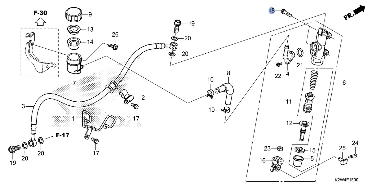 Honda OEM part 90101-K26-B00