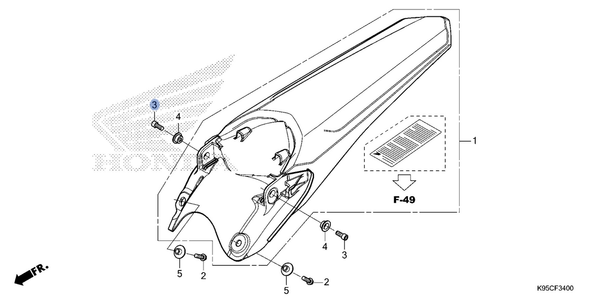 Honda OEM part 90102-K95-AG0