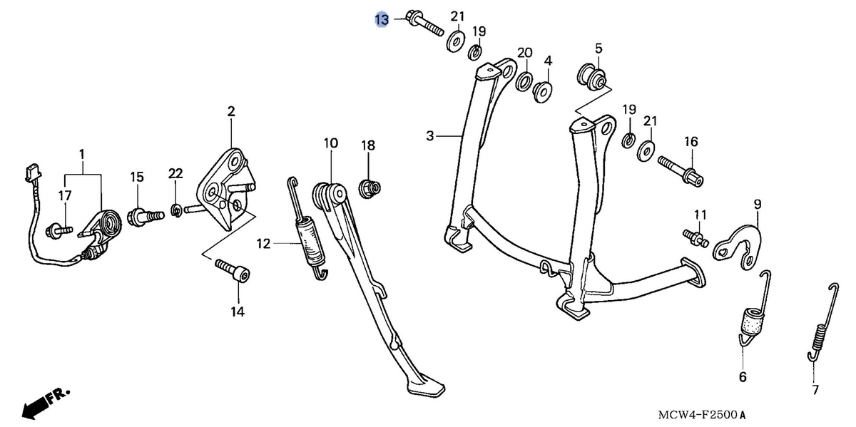 Honda OEM part 90105-MCW-D00