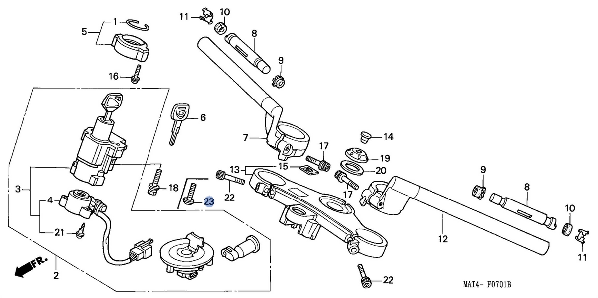 Honda OEM part 90107-MBG-000