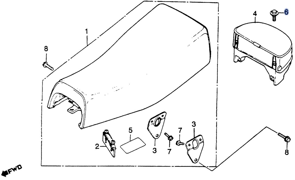 Honda OEM part 90109-434-000