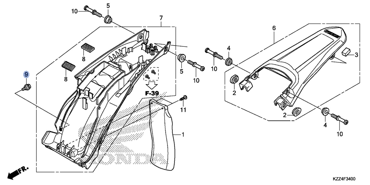 Honda OEM part 90110-KZZ-900