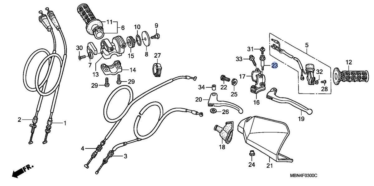 Honda OEM part 90112-MBN-670