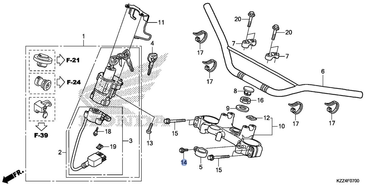 Honda OEM part 90113-KZZ-900