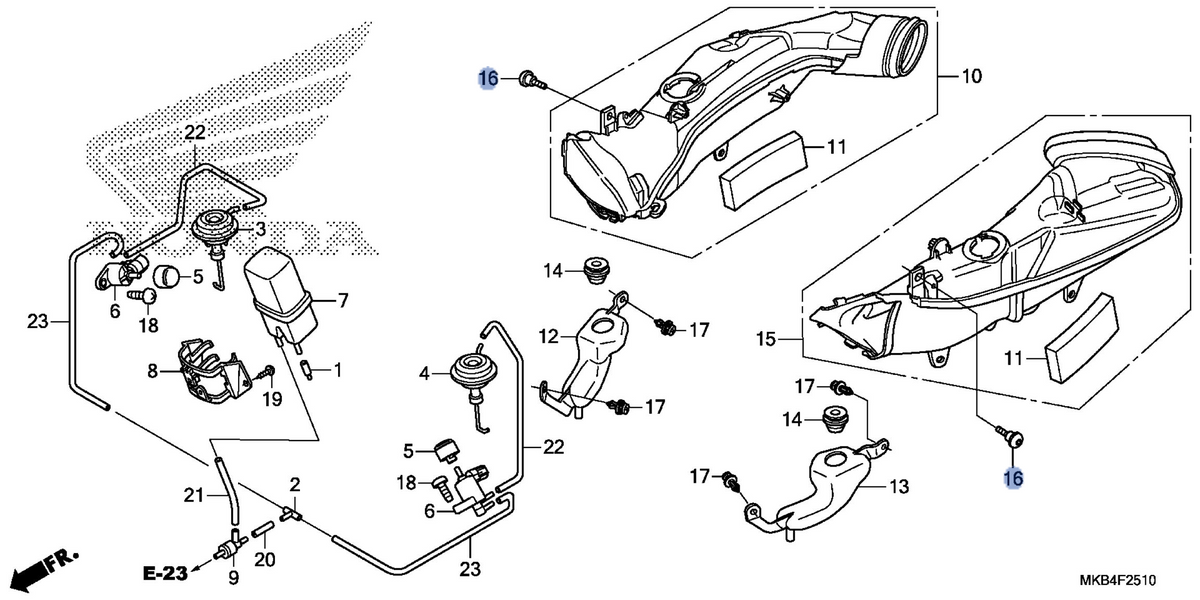 Honda OEM part 90113-MGP-D00