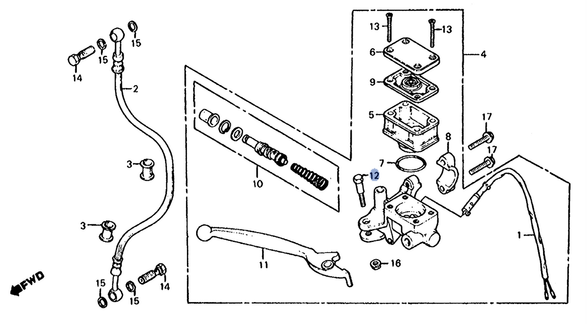 Honda OEM part 90114-166-006