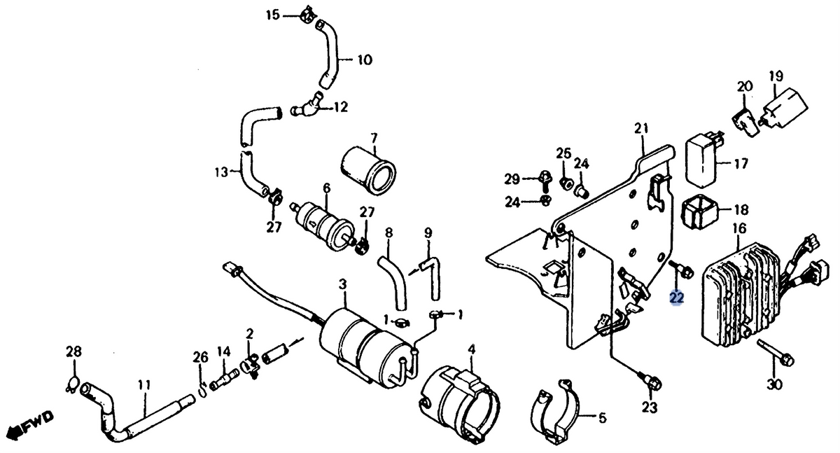 Honda OEM part 90116-ME9-000