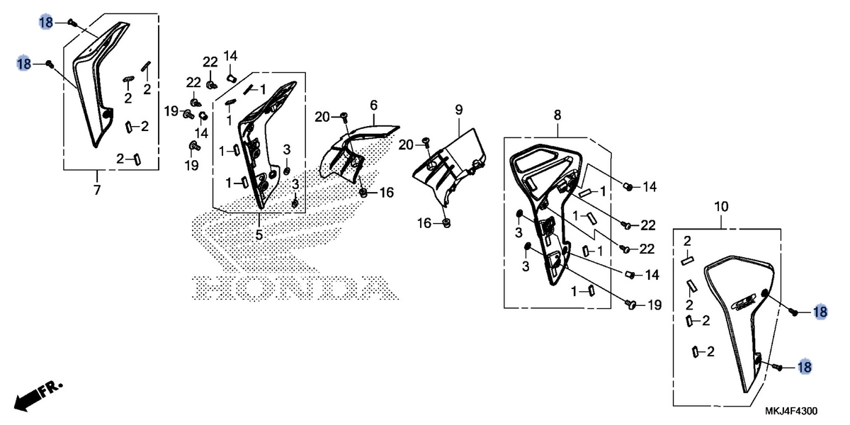 Honda OEM part 90117-MKF-D40