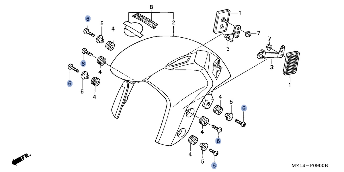 Honda OEM part 90118-MEL-000