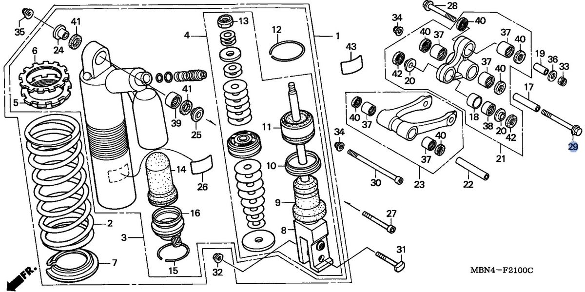 Honda OEM part 90128-MBN-670
