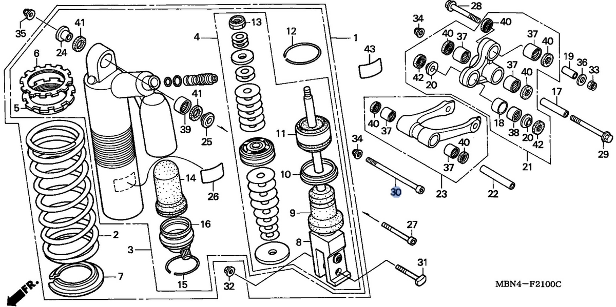 Honda OEM part 90129-MBN-670