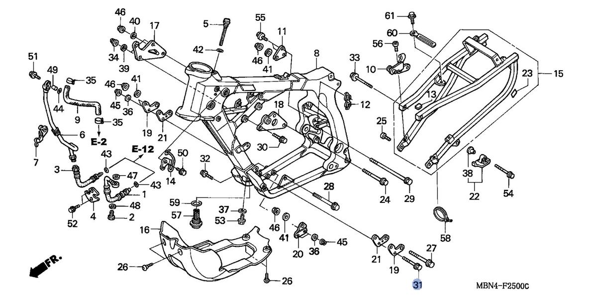 Honda OEM part 90158-MBN-670