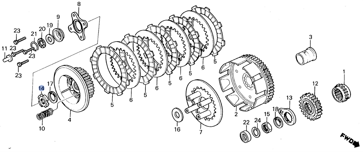 Honda OEM part 90231-KB5-720