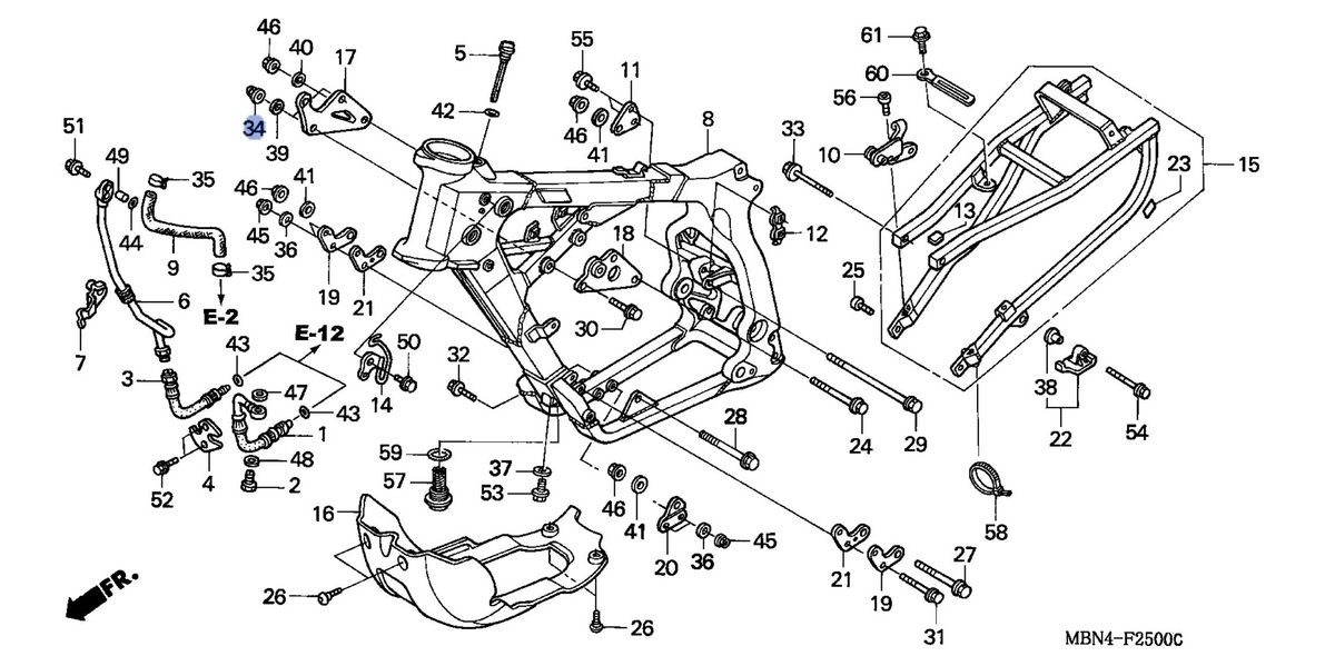 Honda OEM part 90301-KBW-940