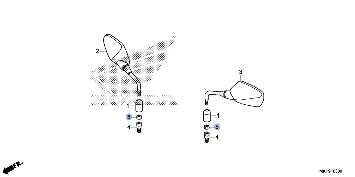 Honda OEM part 90301-KWW-640