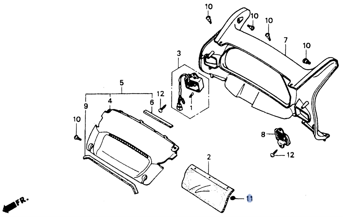Honda OEM part 90301-ST0-003