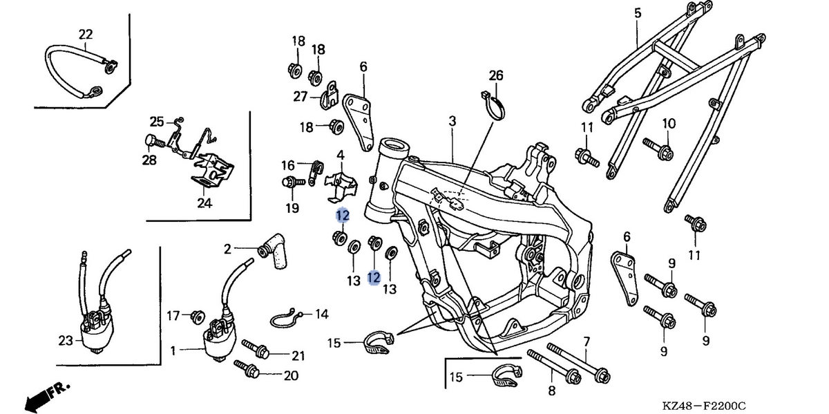 Honda OEM part 90302-KZ3-J40