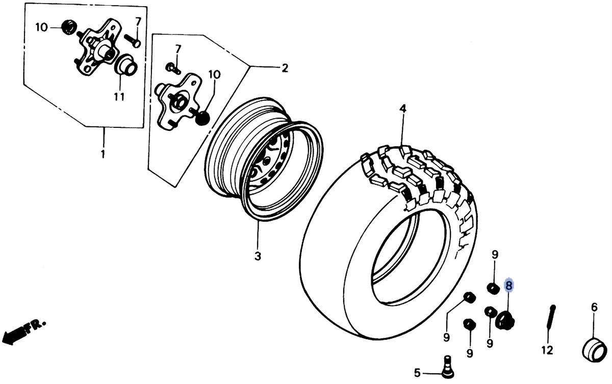 Honda OEM part 90304-HM5-A80
