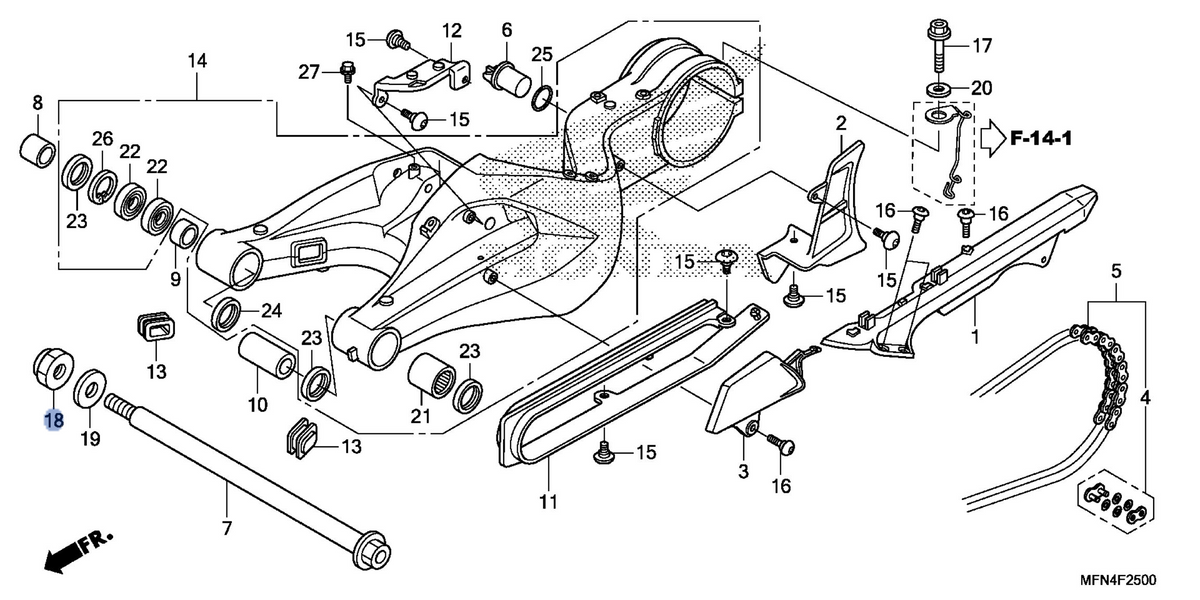 Honda OEM part 90306-MCS-G01